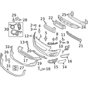 Volvo Radiator Support Air Duct - Genuine Volvo 31214670