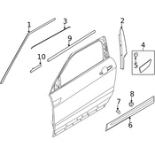 Land Rover Rocker Panel Molding Clip - Genuine Land Rover LR032984