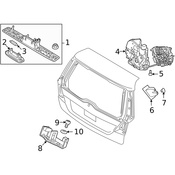 Volvo Liftgate Lock Striker Plate - Genuine Volvo 31218602