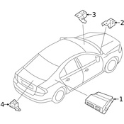 Volvo Suspension Yaw Sensor - Genuine Volvo 31252954