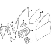 Volvo Power Window Motor Front Left (XC60 S60 V60) - Genuine Volvo 31253061