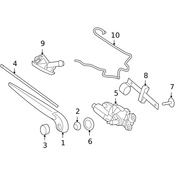 Volvo Back Glass Washer Nozzle - Genuine Volvo 31253428
