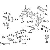Volvo Suspension Strut Mount Cap - Genuine Volvo 8646882