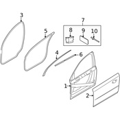Volvo Door Seal - Genuine Volvo 31278771