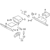 Volvo Glove Box Door Bumper - Genuine Volvo 8687652