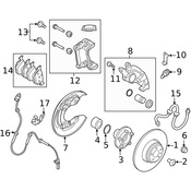 Land Rover Brake Hydraulic Hose - Genuine Land Rover LR044896