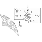 Volvo Grille - Genuine Volvo 9127580