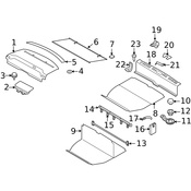 Volvo Liftgate Trim Scuff Plate - Genuine Volvo 31305773