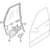 Volvo Window Channel - Genuine Volvo 9152451