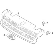 Land Rover Hatch Emblem - Genuine Land Rover LR053190