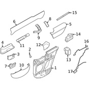 Land Rover Door Window Switch - Genuine Land Rover LR059773