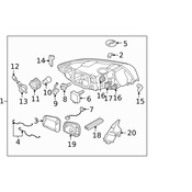 Volvo Headlight Control Module - Genuine Volvo 31324221