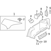 Volvo 12 Volt Accessory Power Outlet - Genuine Volvo 31324708