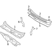 Volvo Cowl Panel Drain Hose - Genuine Volvo 9484650