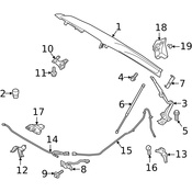 Volvo Hood Hinge Bolt - Genuine Volvo 985175