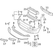 Volvo Bumper Cover Washer - Genuine Volvo 986495