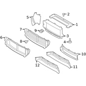 Volvo Radiator Support Air Duct - Genuine Volvo 31353798