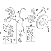 Land Rover ABS Wheel Speed Sensor - Genuine Land Rover LR071974