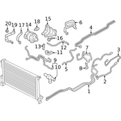Volvo Engine Coolant Hose - Genuine Volvo 31368524