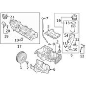 Land Rover Engine Intake Manifold Gasket - Genuine Land Rover LR074070