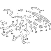 Volvo Dashboard Air Vent - Genuine Volvo 31393994
