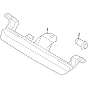 Volvo Center High Mount Stop Light - Genuine Volvo 31395807