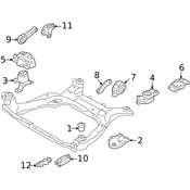 Volvo Engine Mount Bracket - Genuine Volvo 31401483