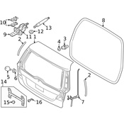 Volvo Hatch Seal - Genuine Volvo 31402823