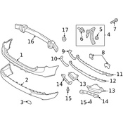 Volvo Bumper Cover Bracket - Genuine Volvo 31407731