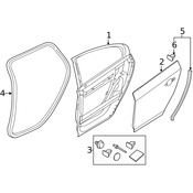 Volvo Door Seal - Genuine Volvo 31424018
