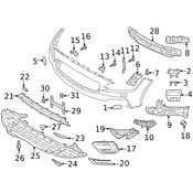 Volvo Grille - Genuine Volvo 31425139