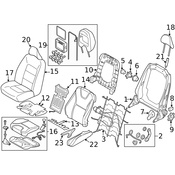 Volvo Seat Back Cushion - Genuine Volvo 31446657