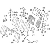 Volvo Seat Back Panel - Genuine Volvo 31446965