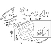 Volvo Door Panel Insert - Genuine Volvo 31447197