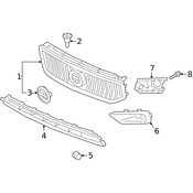 Volvo Grille - Genuine Volvo 31449342