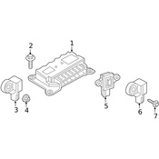 Volvo Air Bag Impact Sensor - Genuine Volvo 31451528
