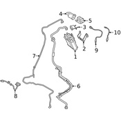 Volvo Vapor Canister Bracket - Genuine Volvo 31452262