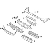 Volvo Radiator Support Air Duct - Genuine Volvo 31455483