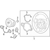 Volvo Steering Wheel Trim - Genuine Volvo 31455733