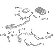 Land Rover Battery Hold Down - Genuine Land Rover LR115507