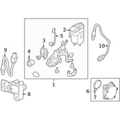 Land Rover Oxygen Sensor - Genuine Land Rover LR116639