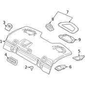 Volvo Child Restraint Anchor Plate - Genuine Volvo 31462200