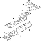 Volvo Floor Pan Heat Shield - Genuine Volvo 31469578