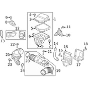 Volvo Engine Air Intake Hose - Genuine Volvo 31474519