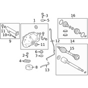 Land Rover CV Joint Boot Kit - Genuine Land Rover LR133084