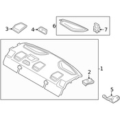 Volvo Child Restraint Anchor Plate - Genuine Volvo 31488238