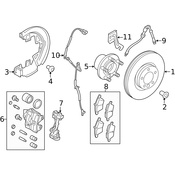 Land Rover Brake Hydraulic Hose - Genuine Land Rover LR135809