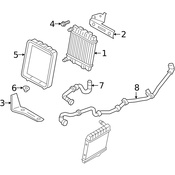 Land Rover Radiator Coolant Hose - Genuine Land Rover LR136866