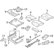 Volvo Seat Motor - Genuine Volvo 31498963