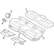 Volvo Seat Cushion Pad - Genuine Volvo 31498981